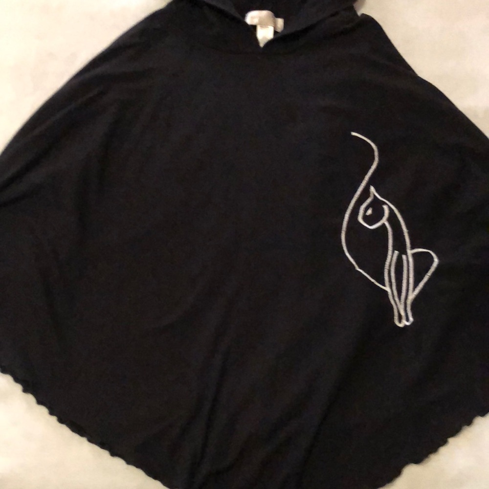 Baby Phat | Black Poncho | One Size